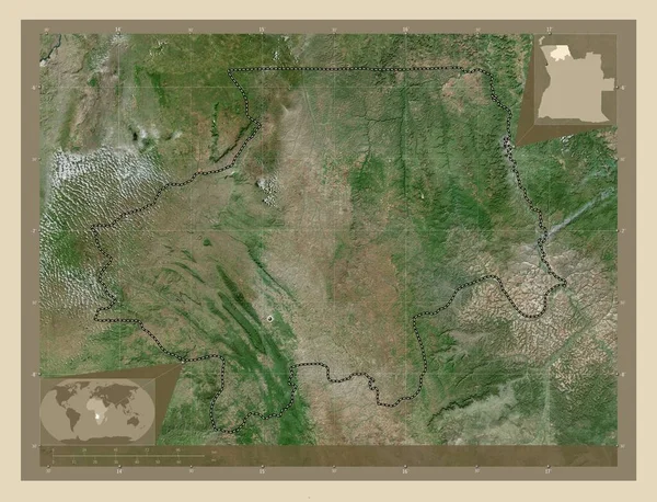 Uige Επαρχία Της Αγκόλας Υψηλής Ανάλυσης Δορυφορικός Χάρτης Γωνιακοί Χάρτες — Φωτογραφία Αρχείου