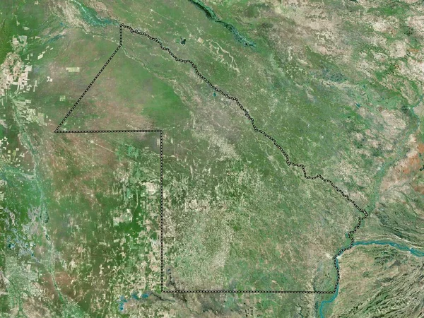 Chaco Provincia Argentina Mappa Satellitare Alta Risoluzione — Foto Stock