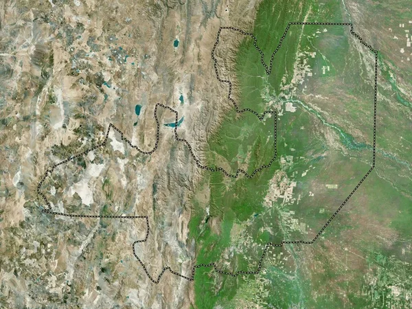 Salta Provincie Argentina Satelitní Mapa Vysokým Rozlišením — Stock fotografie