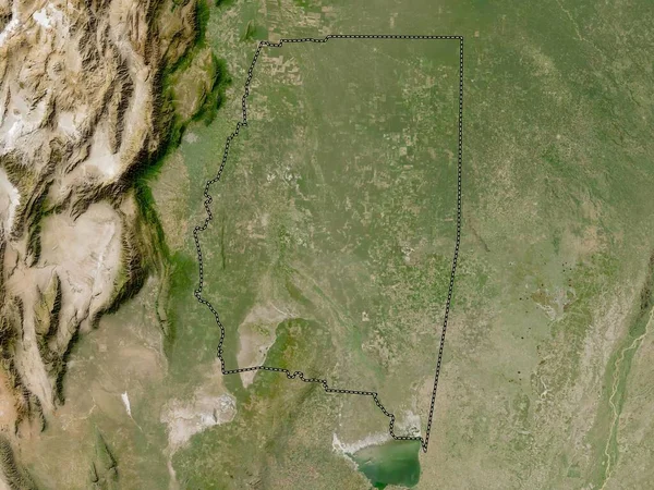 Santiago Del Estero 阿根廷省 低分辨率卫星地图 — 图库照片