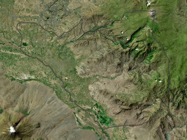 Ararat Provincia Armenia Mappa Satellitare Alta Risoluzione — Foto Stock