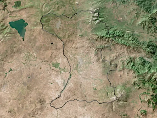 Shirak Provincie Armenië Satellietkaart Met Hoge Resolutie — Stockfoto