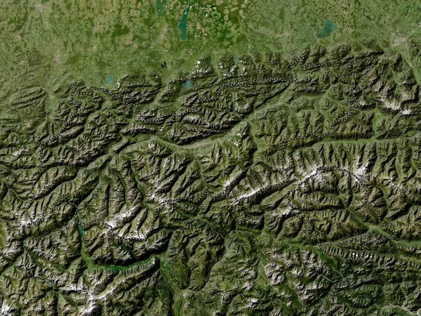 Tirol Estado Austria Mapa Satelital Baja Resolución — Foto de Stock