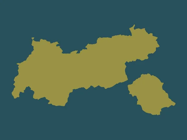Tirolo Stato Dell Austria Forma Tinta Unita — Foto Stock