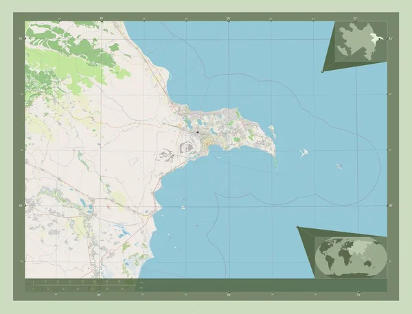 Absheron 아제르바이잔의 스트리트 Corner Auxiliary Location — 스톡 사진