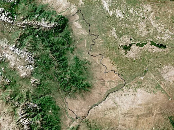 Yukhari Karabakh Région Azerbaïdjan Carte Satellite Haute Résolution — Photo