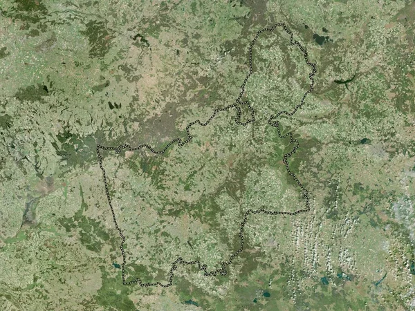 Hrodna Regionen Vitryssland Högupplöst Satellitkarta — Stockfoto