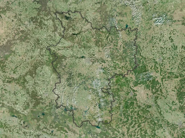 Minsk Região Bielorrússia Mapa Satélite Alta Resolução — Fotografia de Stock
