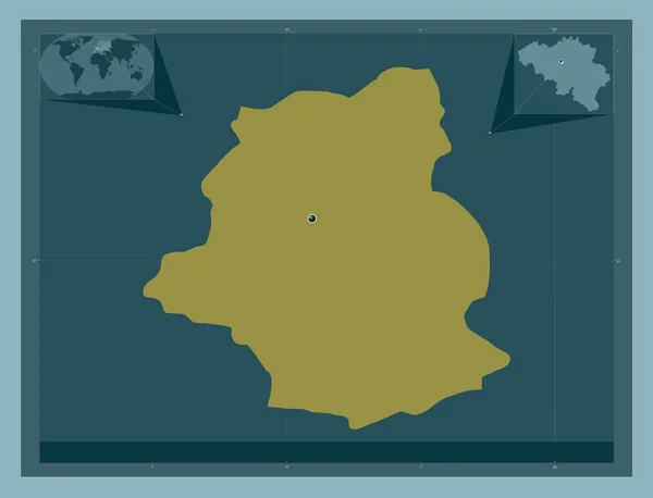 Bruxelles Hoofdstad Van België Stevige Kleurvorm Locaties Van Grote Steden — Stockfoto