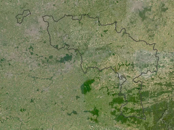 Henao Provincia Bélgica Mapa Satelital Baja Resolución —  Fotos de Stock