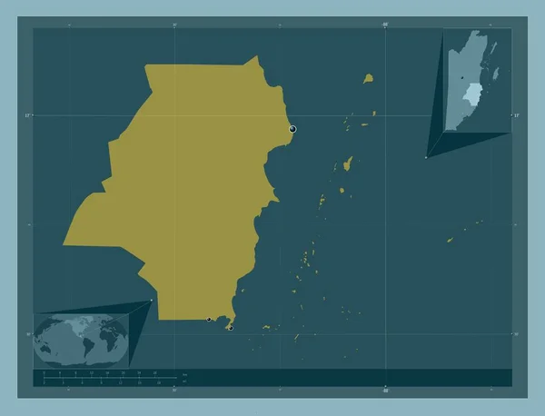 Стэнн Крик Район Белиза Твердая Форма Цвета Места Расположения Крупных — стоковое фото