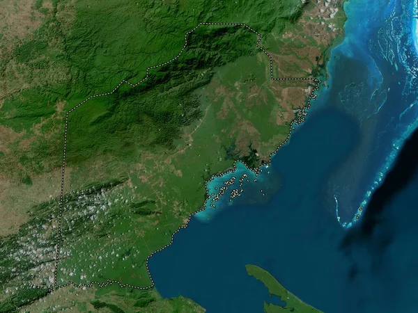 Толедо Район Белиза Карта Высокого Разрешения — стоковое фото
