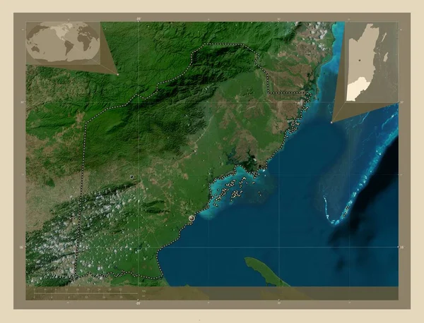 Τολέδο Περιοχή Μπελίζ Υψηλής Ανάλυσης Δορυφορικός Χάρτης Τοποθεσίες Μεγάλων Πόλεων — Φωτογραφία Αρχείου