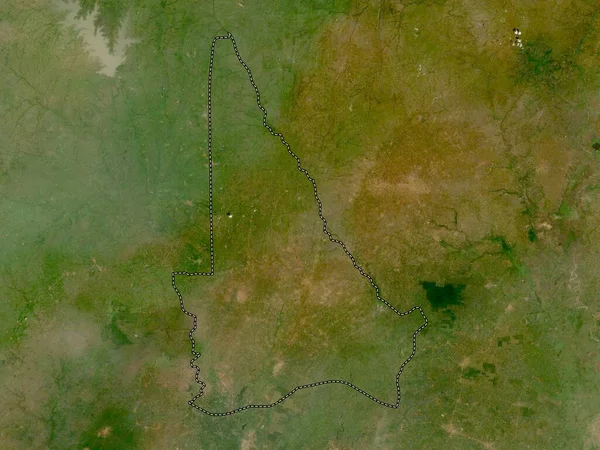 Kouffo Departamento Benin Mapa Satélite Baixa Resolução — Fotografia de Stock