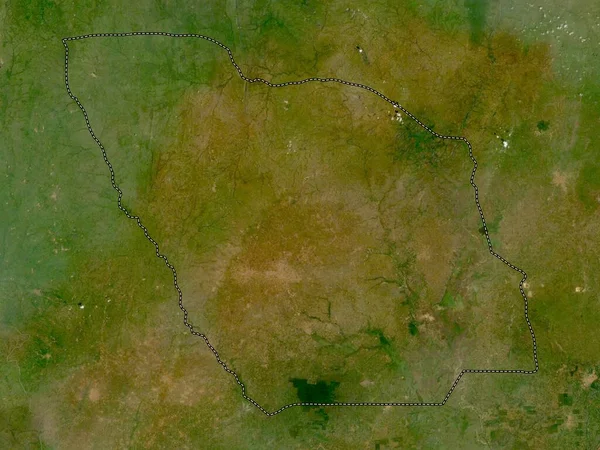 Zou Departamento Benin Mapa Satélite Baixa Resolução — Fotografia de Stock