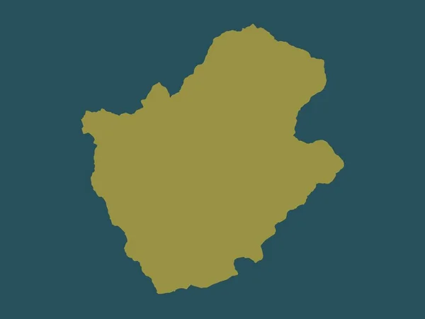 ブータンのプナカ県 単色形状 — ストック写真
