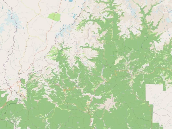 Тхімпху Район Бутану Відкрита Карта Вулиць — стокове фото