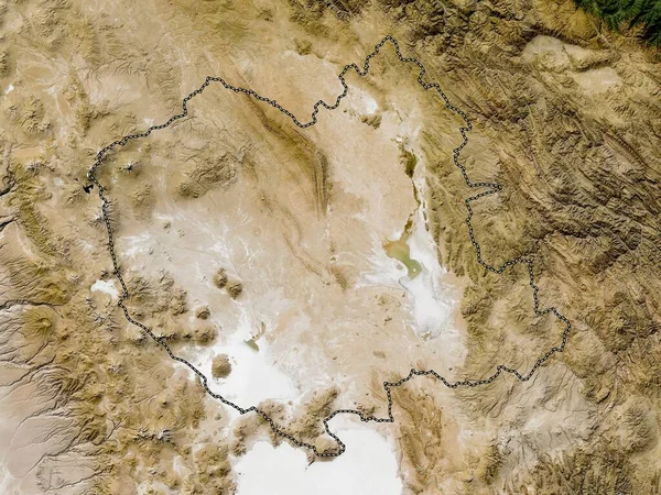 Oruro Departamento Bolívia Mapa Satélite Baixa Resolução — Fotografia de Stock