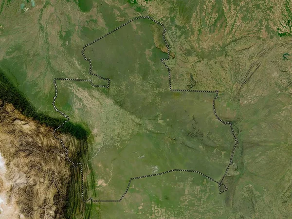 Santa Cruz Departementet Bolivia Lågupplöst Satellitkarta — Stockfoto