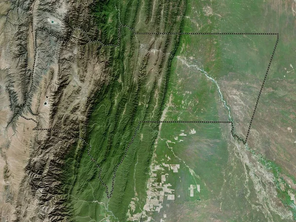 Tarija Department Bolivia High Resolution Satellite Map — Stock Photo, Image