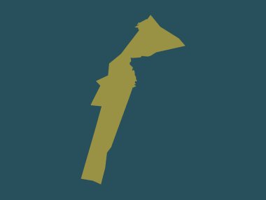 Güneydoğu, Botswana bölgesi. Katı renk biçimi