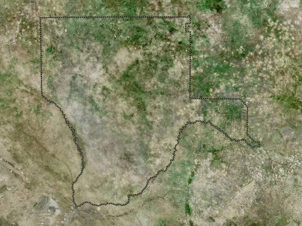 Kgalagadi Distrito Botswana Mapa Satélite Alta Resolução — Fotografia de Stock