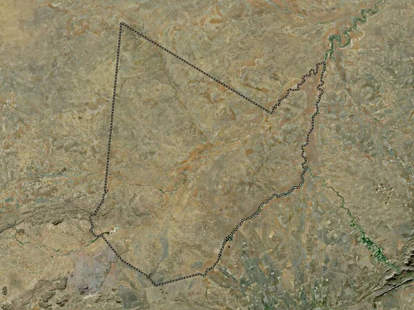 Kgatleng Botswana Bölgesi Yüksek Çözünürlüklü Uydu Haritası — Stok fotoğraf