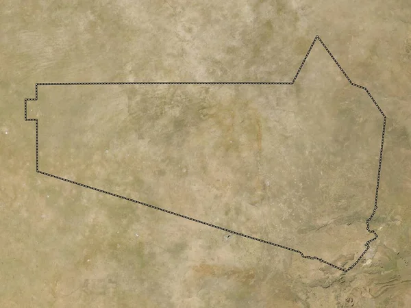 Квененг Район Ботсваны Карта Низкого Разрешения — стоковое фото