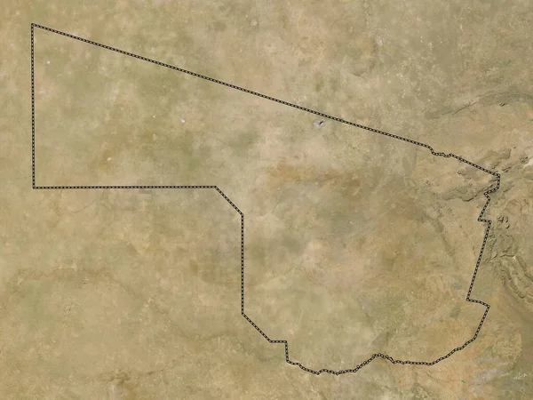 Zuidelijk District Botswana Satellietkaart Met Lage Resolutie — Stockfoto