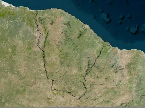 Сеара Штат Бразилия Карта Низкого Разрешения — стоковое фото
