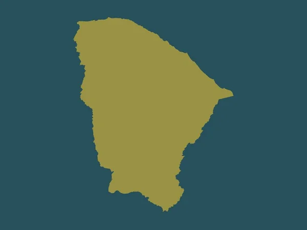 シーア ブラジルの状態 単色形状 — ストック写真