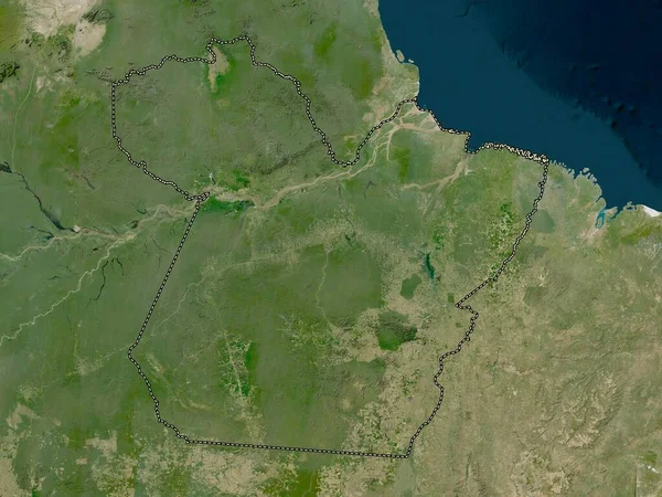 Para, state of Brazil. Low resolution satellite map