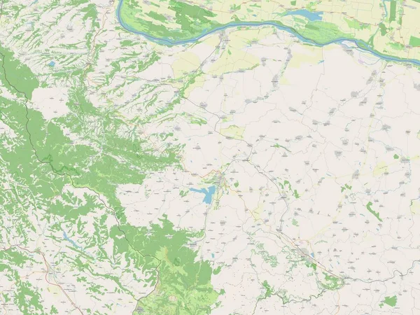 Монтана Провінція Болгарія Відкрита Карта Вулиць — стокове фото