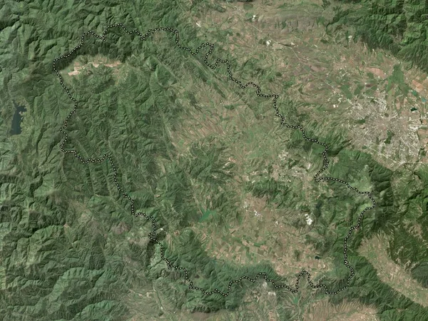Pernik Provinsen Bulgarien Högupplöst Satellitkarta — Stockfoto