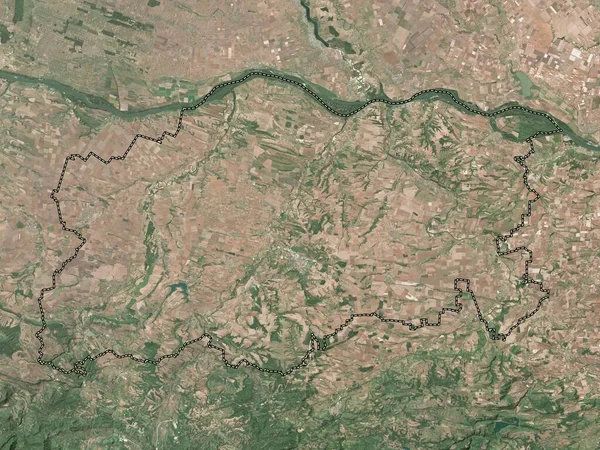 Pleven Província Bulgária Mapa Satélite Alta Resolução — Fotografia de Stock
