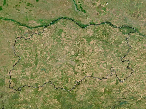 Pleven Provinsen Bulgarien Lågupplöst Satellitkarta — Stockfoto