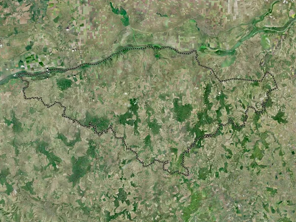 Silistra Provinsen Bulgarien Högupplöst Satellitkarta — Stockfoto