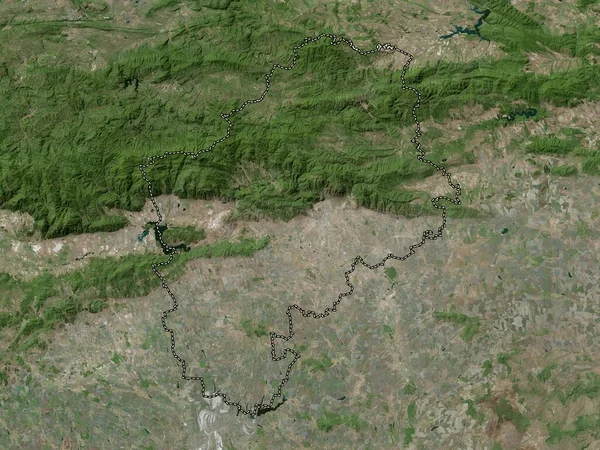 Sliven Provincie Bulgarije Satellietkaart Met Hoge Resolutie — Stockfoto