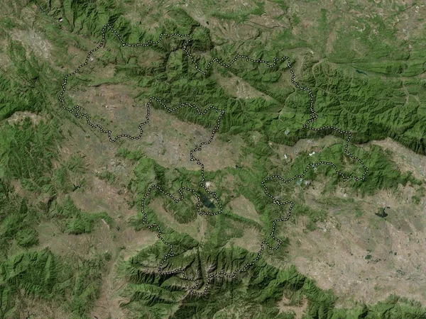ブルガリアのソフィア州 高解像度衛星地図 — ストック写真
