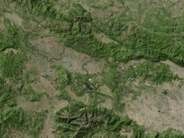 Sofia Province Bulgaria High Resolution Satellite Map — Stock Photo, Image