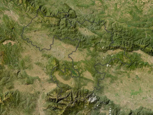 Sofia Província Bulgária Mapa Satélite Baixa Resolução — Fotografia de Stock