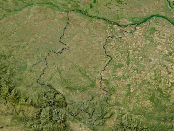 Враца Провинция Болгарии Карта Низкого Разрешения — стоковое фото