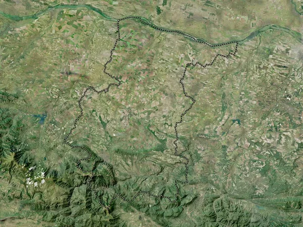 Vratsa Provinsen Bulgarien Högupplöst Satellitkarta — Stockfoto