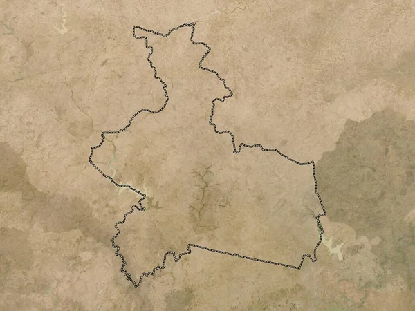 Centre Est Regionen Burkina Faso Lågupplöst Satellitkarta — Stockfoto