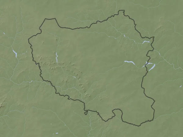 Centre Nord Região Burkina Faso Mapa Elevação Colorido Estilo Wiki — Fotografia de Stock