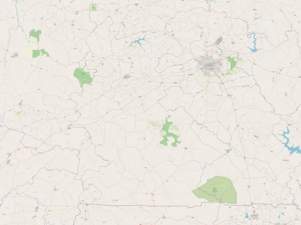 Centre Ouest Region Burkina Faso Otwarta Mapa Ulic — Zdjęcie stockowe