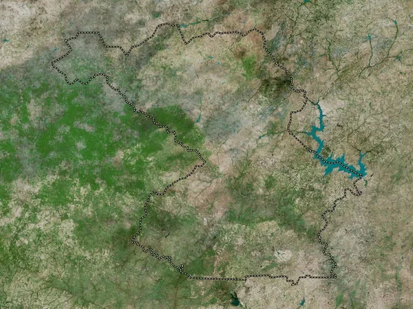 Centre Sud Regionen Burkina Faso Högupplöst Satellitkarta — Stockfoto