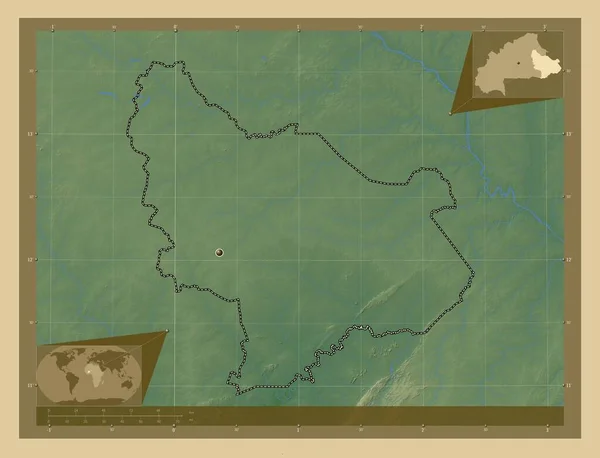 에스트 부르키나파소 호수와 고지대 Corner Auxiliary Location — 스톡 사진