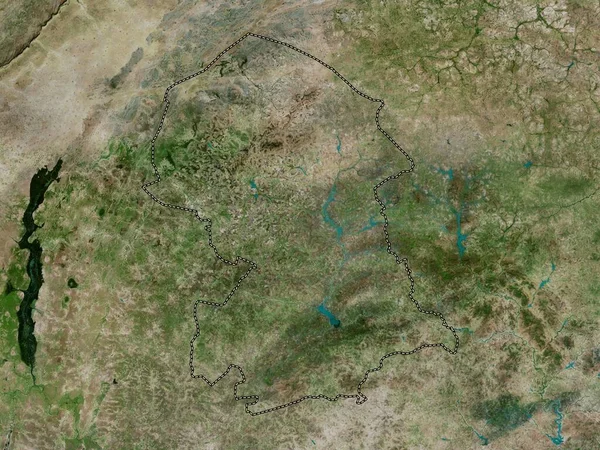 Nord Região Burkina Faso Mapa Satélite Alta Resolução — Fotografia de Stock