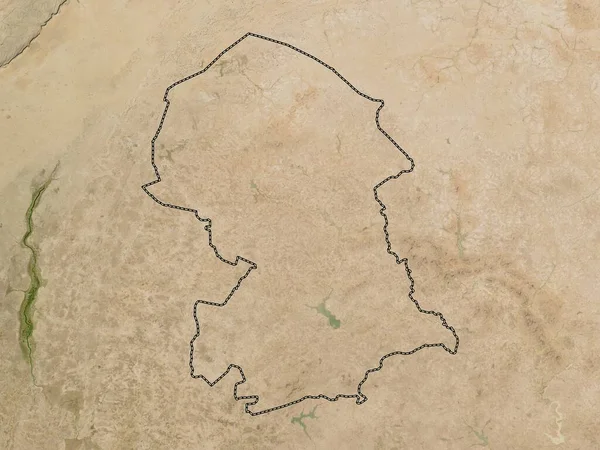Nord Burkina Faso Bölgesi Düşük Çözünürlüklü Uydu Haritası — Stok fotoğraf